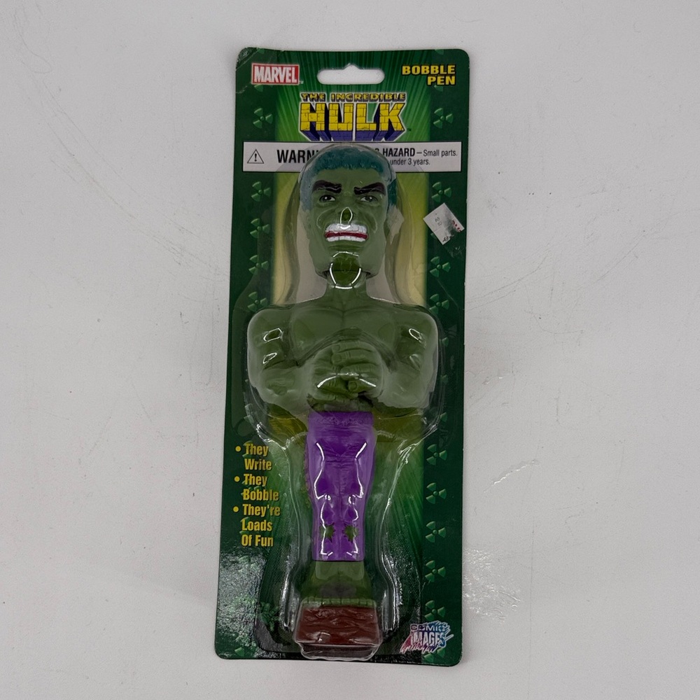 Marvel Hulk Bobble Pen with Green and Purple